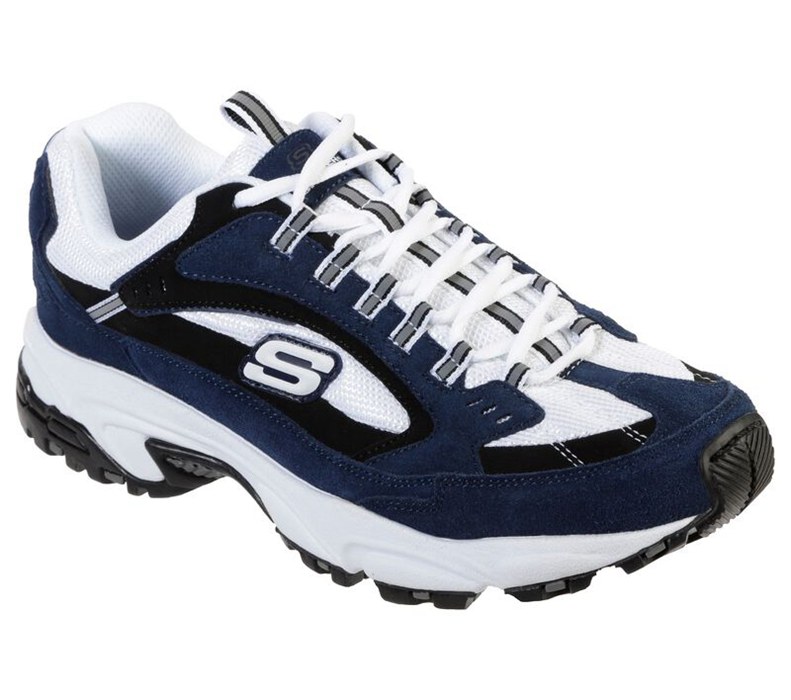 Skechers Stamina - Cutback - Mens Sneakers Navy/White [AU-AX3903]